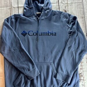 Columbia Men’s Hooded Sweatshirt XL | Grayish Blue